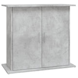Aquarium Stand Concrete Grey 81x36x73 cm Engineered Wood