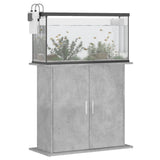 Aquarium Stand Concrete Grey 81x36x73 cm Engineered Wood