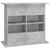 Aquarium Stand Concrete Grey 81x36x73 cm Engineered Wood - Low Angle