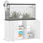 Aquarium Stand White 101x41x58 cm Engineered Wood