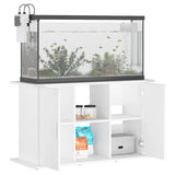 Aquarium Stand White 101x41x58 cm Engineered Wood - Top-Down View