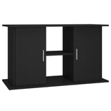 Aquarium Stand Black 101x41x58 cm Engineered Wood - Front View