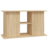 Aquarium Stand Sonoma Oak 101x41x58 cm Engineered Wood - Front View