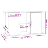 Aquarium Stand Sonoma Oak 101x41x58 cm Engineered Wood