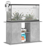 Aquarium Stand Concrete Grey 101x41x58 cm Engineered Wood - Side View