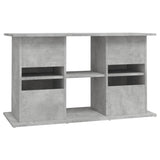 Aquarium Stand Concrete Grey 101x41x58 cm Engineered Wood - Low Angle