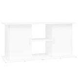 Aquarium Stand White 121x41x58 cm Engineered Wood - Front View