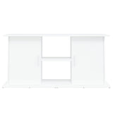 Aquarium Stand White 121x41x58 cm Engineered Wood