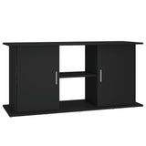 Aquarium Stand Black 121x41x58 cm Engineered Wood - Front View
