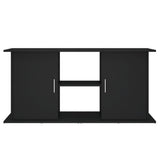 Aquarium Stand Black 121x41x58 cm Engineered Wood - 45-Degree Angle