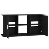 Aquarium Stand Black 121x41x58 cm Engineered Wood - Rear View
