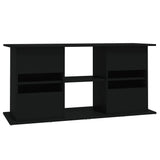 Aquarium Stand Black 121x41x58 cm Engineered Wood - Low Angle