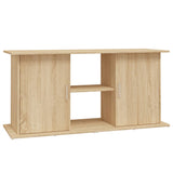 Aquarium Stand Sonoma Oak 121x41x58 cm Engineered Wood - Front View