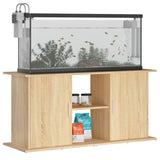 Aquarium Stand Sonoma Oak 121x41x58 cm Engineered Wood - Side View