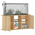 Aquarium Stand Sonoma Oak 121x41x58 cm Engineered Wood