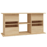Aquarium Stand Sonoma Oak 121x41x58 cm Engineered Wood - Low Angle