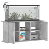 Aquarium Stand Concrete Grey 121x41x58 cm Engineered Wood - Top-Down View