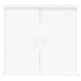 Aquarium Stand White 81x36x73 cm Engineered Wood