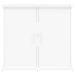 Aquarium Stand White 81x36x73 cm Engineered Wood