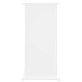 Aquarium Stand White 81x36x73 cm Engineered Wood - Close-Up Angle