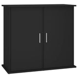 Aquarium Stand Black 81x36x73 cm Engineered Wood - Front View