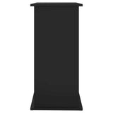 Aquarium Stand Black 81x36x73 cm Engineered Wood - Close-Up Angle