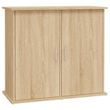 Aquarium Stand Sonoma Oak 81x36x73 cm Engineered Wood - Front View