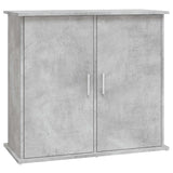 Aquarium Stand Concrete Grey 81x36x73 cm Engineered Wood - Front View