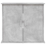 Aquarium Stand Concrete Grey 81x36x73 cm Engineered Wood - 45-Degree Angle