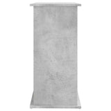 Aquarium Stand Concrete Grey 81x36x73 cm Engineered Wood