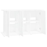 Aquarium Stand White 101x41x58 cm Engineered Wood - Rear View