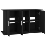 Aquarium Stand Black 101x41x58 cm Engineered Wood - Rear View