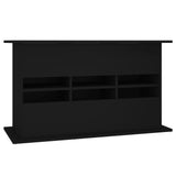 Aquarium Stand Black 101x41x58 cm Engineered Wood - Low Angle