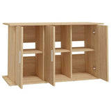Aquarium Stand Sonoma Oak 101x41x58 cm Engineered Wood - Rear View
