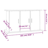 Aquarium Stand Sonoma Oak 101x41x58 cm Engineered Wood