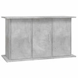 Aquarium Stand Concrete Grey 101x41x58 cm Engineered Wood - Front View