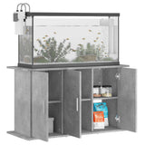 Aquarium Stand Concrete Grey 101x41x58 cm Engineered Wood - Side View