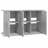 Aquarium Stand Concrete Grey 101x41x58 cm Engineered Wood - Rear View