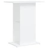 Aquarium Stand White 60.5x36x72.5 cm Engineered Wood - Front View
