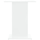 Aquarium Stand White 60.5x36x72.5 cm Engineered Wood - Top-Down View
