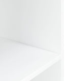Aquarium Stand White 60.5x36x72.5 cm Engineered Wood - Rear View