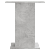 Aquarium Stand Concrete Grey 60.5x36x72.5 cm Engineered Wood - Top-Down View