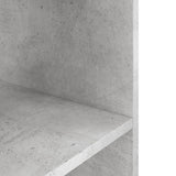 Aquarium Stand Concrete Grey 60.5x36x72.5 cm Engineered Wood - Rear View