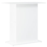 Aquarium Stand White 75x36x72.5 cm Engineered Wood - Front View