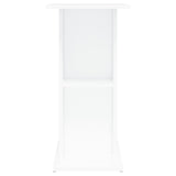 Aquarium Stand White 75x36x72.5 cm Engineered Wood - 45-Degree Angle