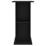 Aquarium Stand Black 75x36x72.5 cm Engineered Wood - 45-Degree Angle