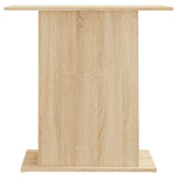 Aquarium Stand Sonoma Oak 75x36x72.5 cm Engineered Wood - Top-Down View