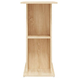 Aquarium Stand Sonoma Oak 75x36x72.5 cm Engineered Wood - 45-Degree Angle