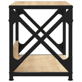 Printer Stand 2-Tier Sonoma Oak 44x26x31.5 cm Engineered Wood - 45-Degree Angle