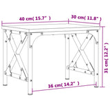 Printer Stand Sonoma Oak 40x30x31 cm Engineered Wood